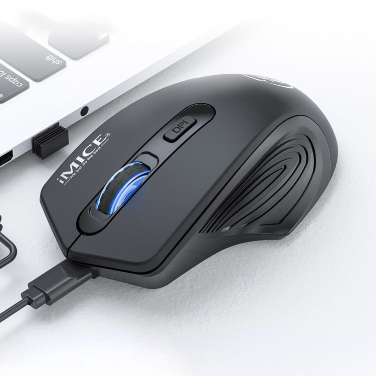 iMICE G-1800 Mouse wireless silenzioso ricaricabile a 4 pulsanti 1600 DPI 2,4 GHz per computer PC portatile iMICE G-1800 Mouse wireless silenzioso ricaricabile a 4 pulsanti 1600 DPI 2,4 GHz per computer PC portatile